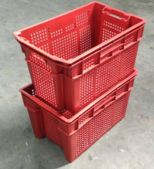 580x370x210 MM نیسٹیبل پلاسٹک کریٹ