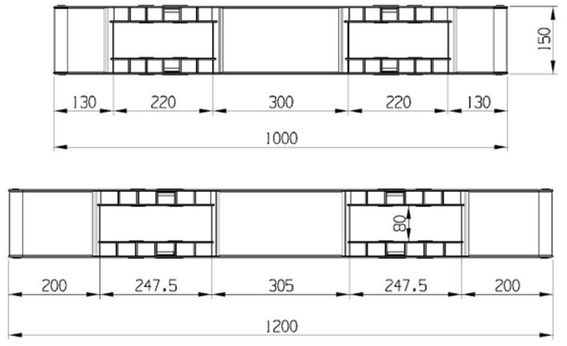 plastic-double-sides-pallet-1200x1000-stacking-dimensions-drawing plastic-double-sides-pallet-1200x1000-stacking-dimensions-drawing