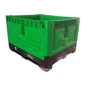 ہیوی ڈیوٹی Hdpe میش Stackable بلک پھل Foldable پلاسٹک Pallet خانہ وانٹید