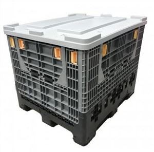 800x600x760mm فولڈنگ پلاسٹک پیلیٹ کنٹینر